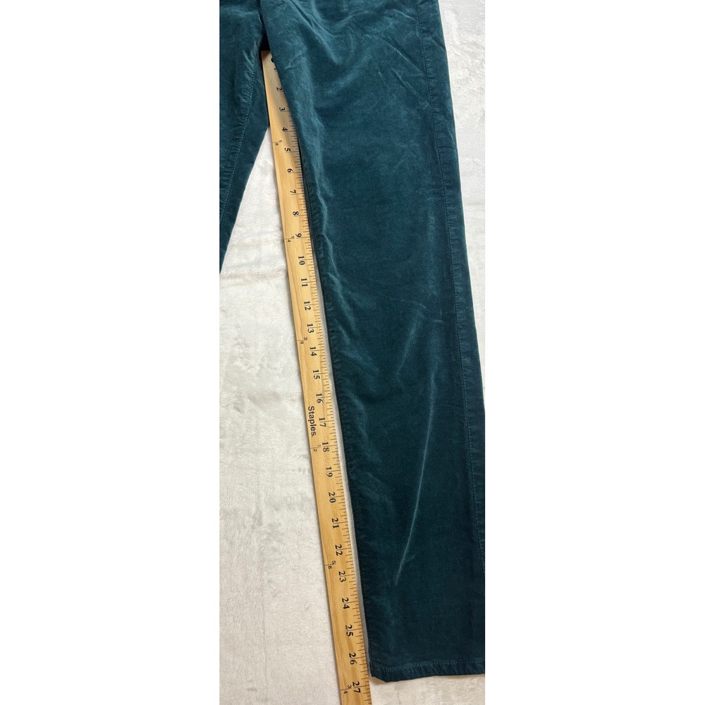 AG Adriano Goldschmied Stevie Ankle Pants Womens Teal Excellent Corduroy 27R - Picture 4 of 9